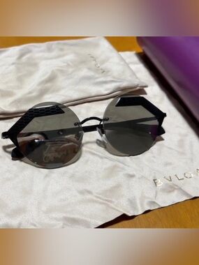 Bulgari 6089 Serpenteyes Round Sunglasses